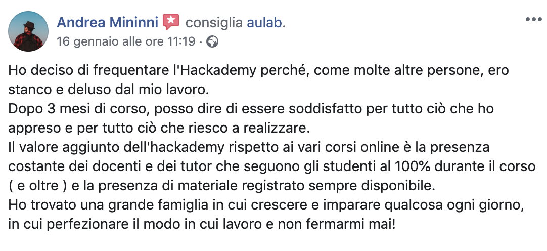 Feedback Hackademy